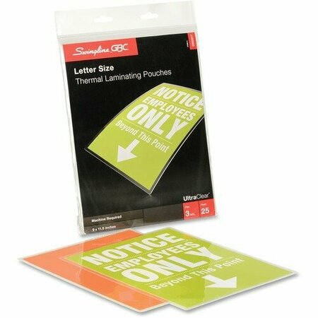 GBC OFFICE PRODUCTS GROUP POUCH, LAMINATE, LETTER, 3MIL, 25PK GBC3200577